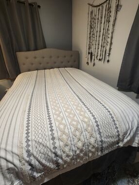 INK + IVY Cotton Chenille Duvet Cover